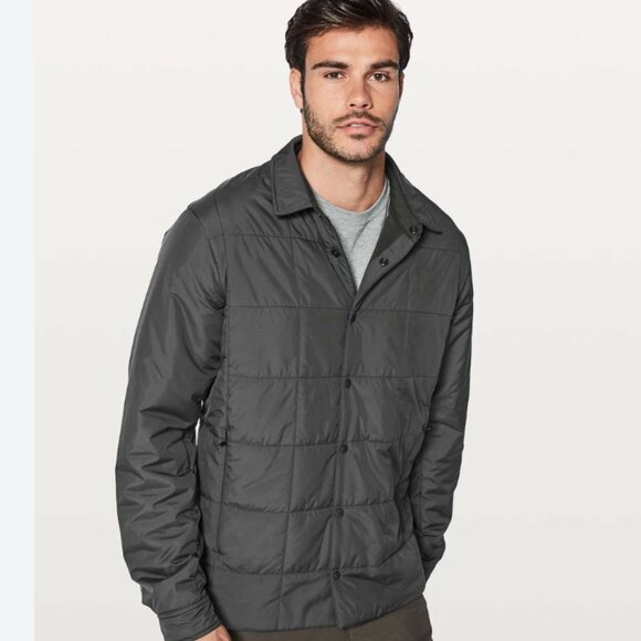 Lululemon About Face Shacket Black Reversible Quilted - Picture 1 of 8